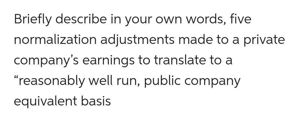Briefly describe in your own words, five normalization adjustments made to