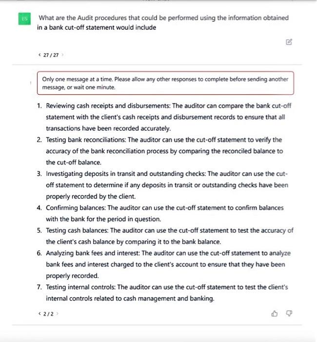 write a critique on the answer given by the ChatGPT software. you