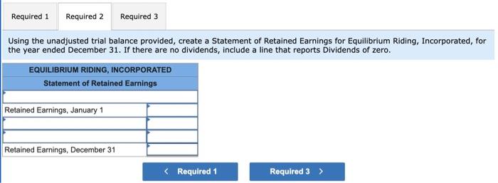 If there are no dividends, include a line that reports Dividends of