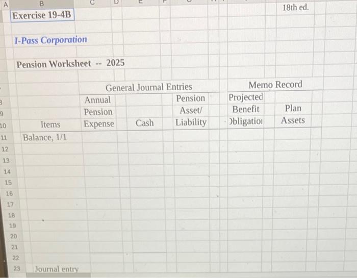the pension plan of I-Pass Corporation for the year 2025: Instructions Using