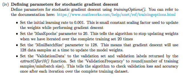 help is appreciated): (ii) Defining your ConvNet Figure 2: ConvNet architecture examples