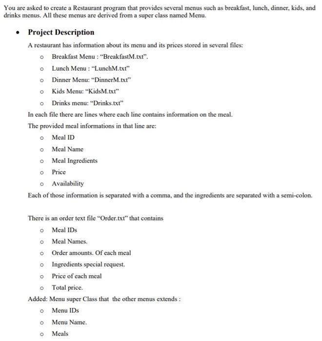 Cab you please answer this in java and please create a UML