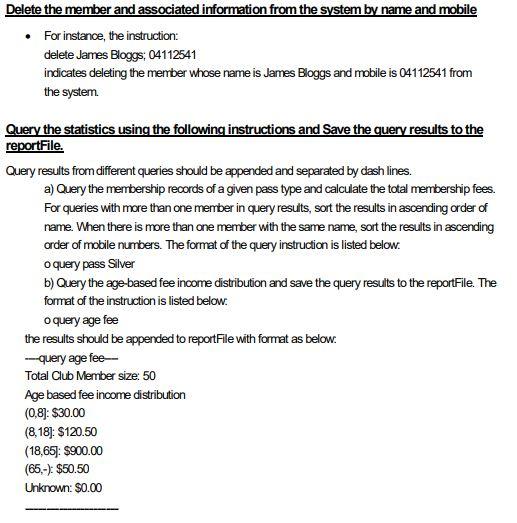 Assessment type: Java application - group project Purpose: The purpose of this