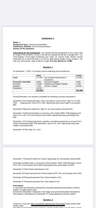  Assignment Marks Assignment type Individual and Submission deadline to be announced