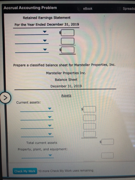 rents to university students. At December 31, 2019, the following unadjusted account