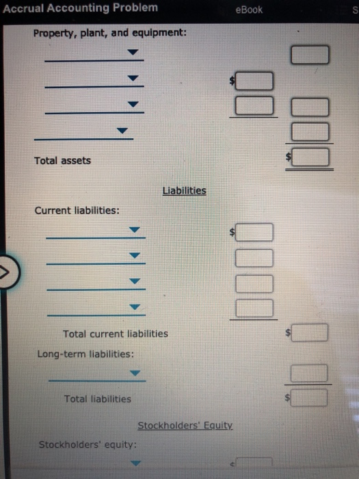 balances were available: Cash $4,600 Notes Payable (due in 2021) $2,000,000 Rent