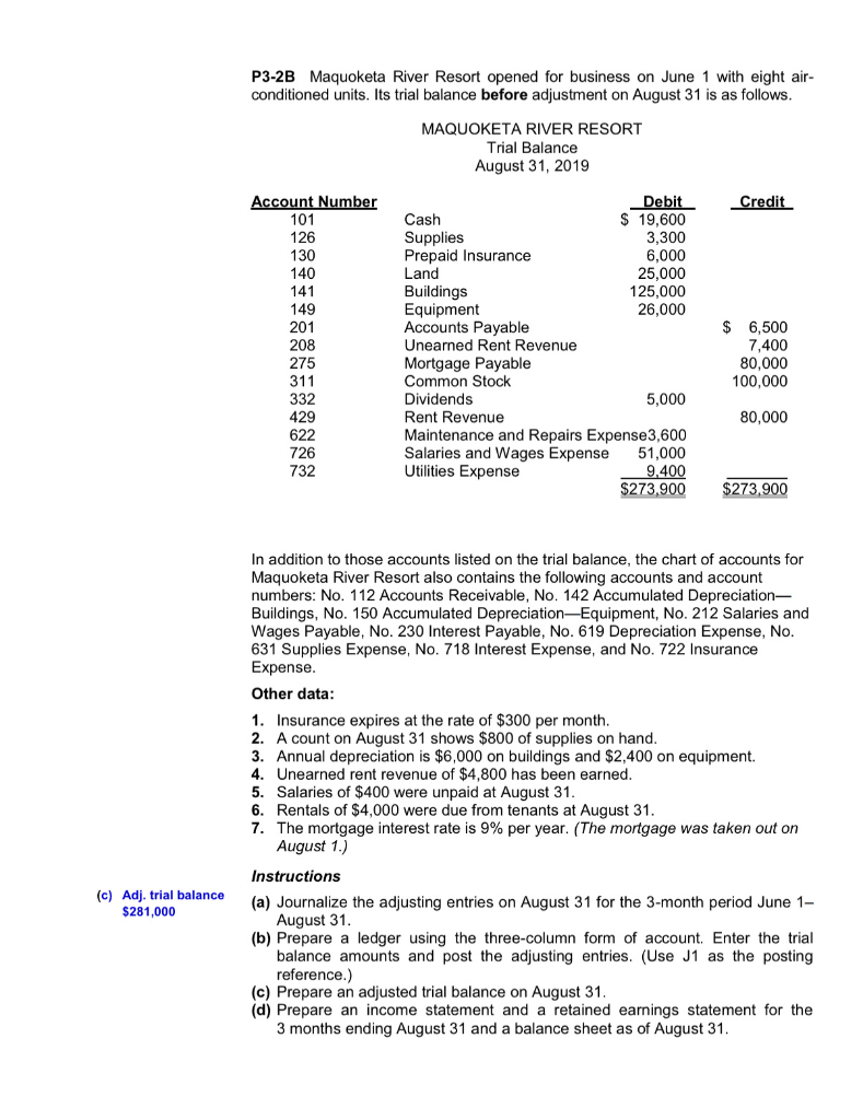 (B Only) Prepare a ledger using the three-column form of account. Enter