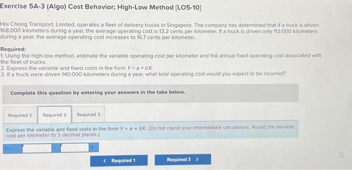 Limited, operates a fleet of delivery trucks in Singapore. The company has