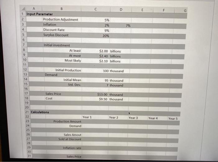 all information is here and all drop downs included, solve for (D29)