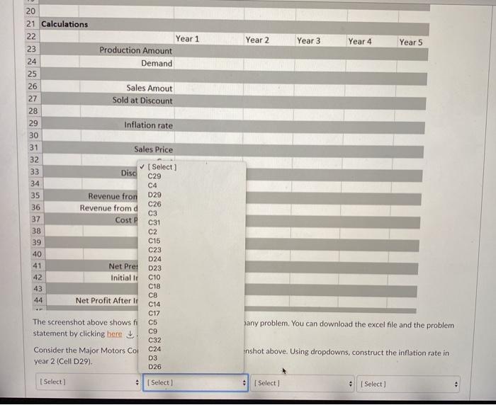 4 Discount Rate 5 Surplus Discount 6 7 Initial investment 8 At