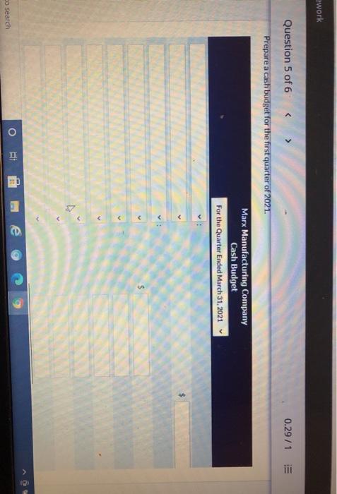 of sale and 40 percent collected in the following quarter. Variable cost