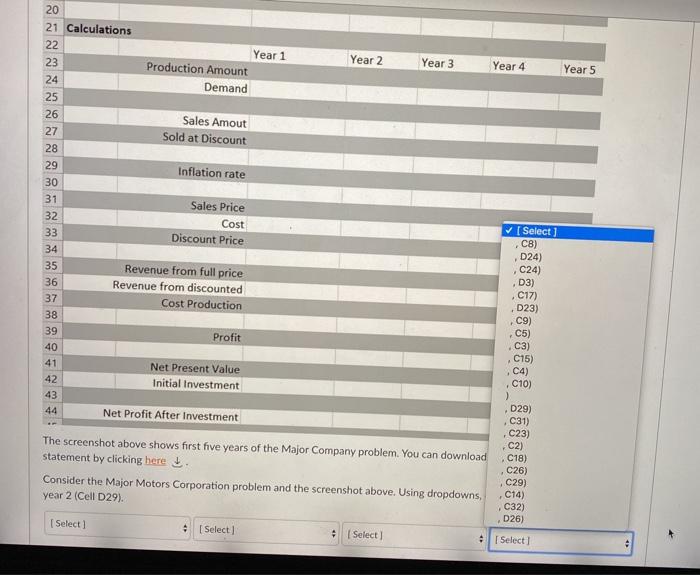Demand 14 Initial Mean 15 Std. Dev. 16 17 Sales Price 18