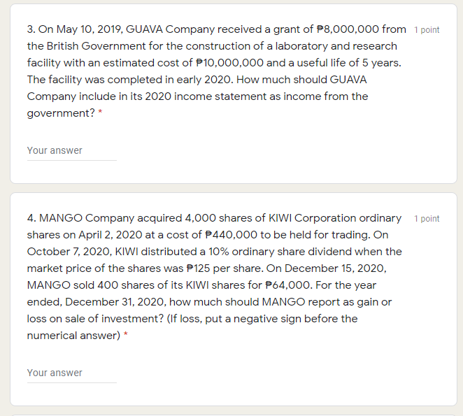  Can I get the accurate solutions to these problems? (In good