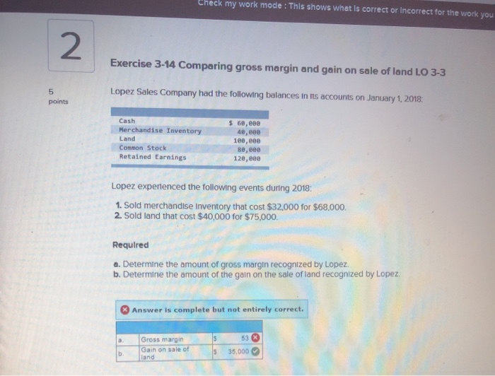  Check my work mode: This shows what is correct or incorrect