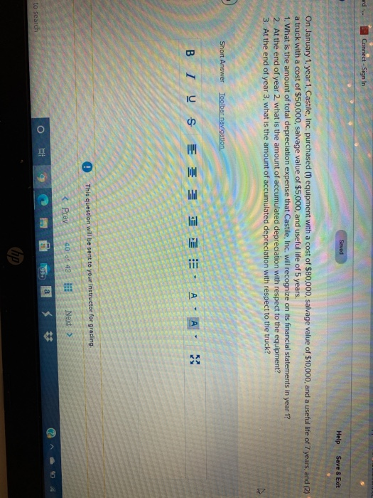 help please ! short answer question that im stuck on ord. Connect