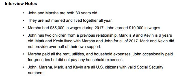 What is the answer and why? Interview Notes John and Marsha