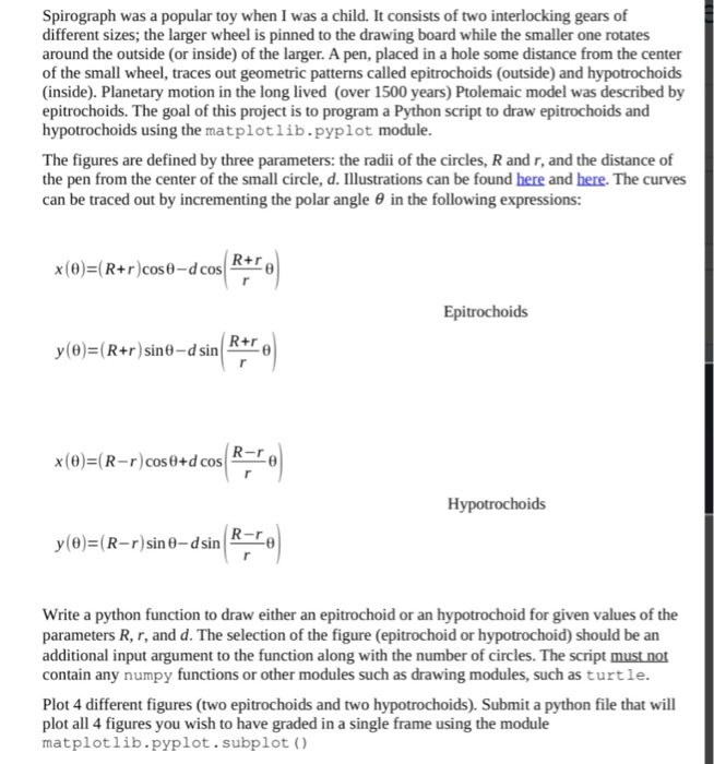  need program without turtle or other built in program and need