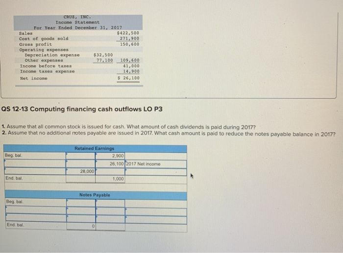 Inc. 2016 CRUZ, INC. Comparative Balance Sheets December 31, 2017 2017 Assets