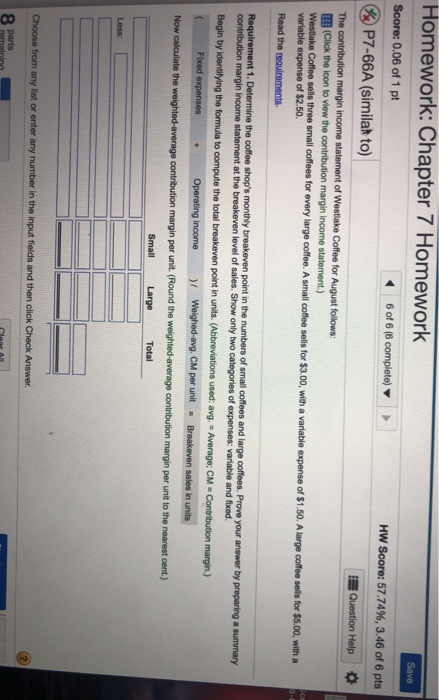  Please answer requirement 1-3 and please follow the same format Homework: