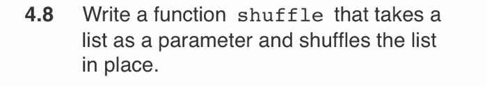 are implemented. Implement a Python function that works like the following: (a)