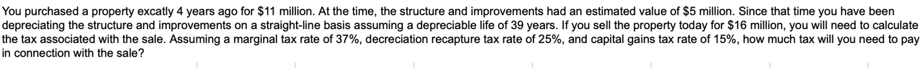 Please show work in excel with formulas used thank you! You purchased