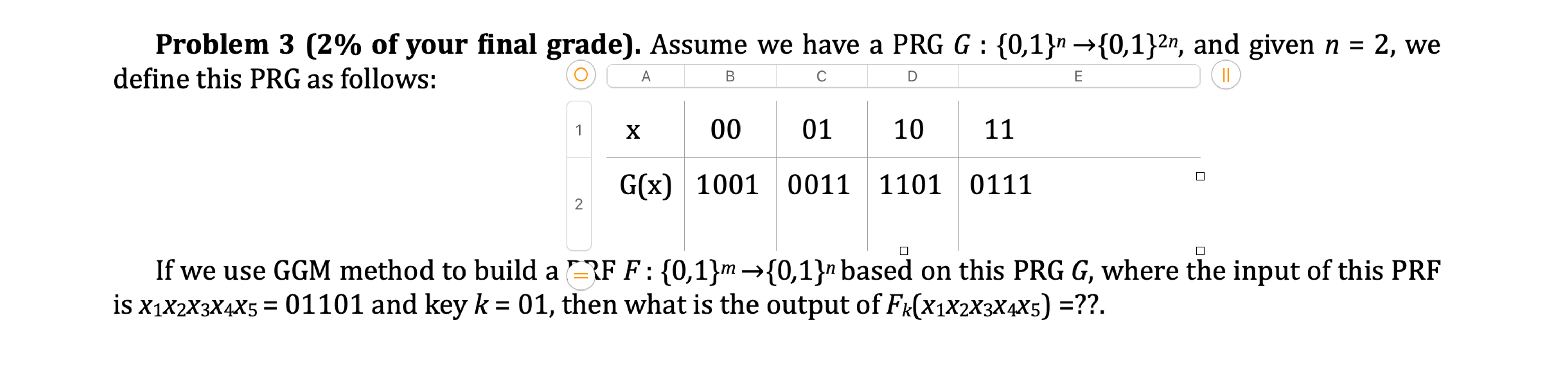  can i solution for this cryptography question 