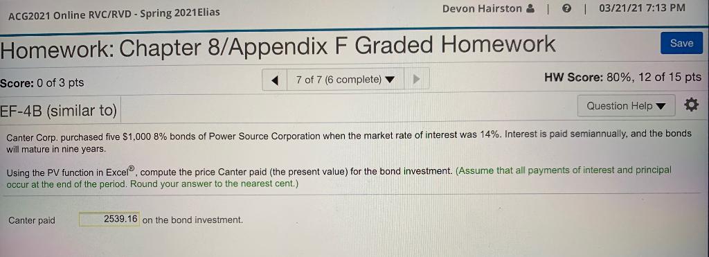 I cannot figure out the present value without Excel. Can I have