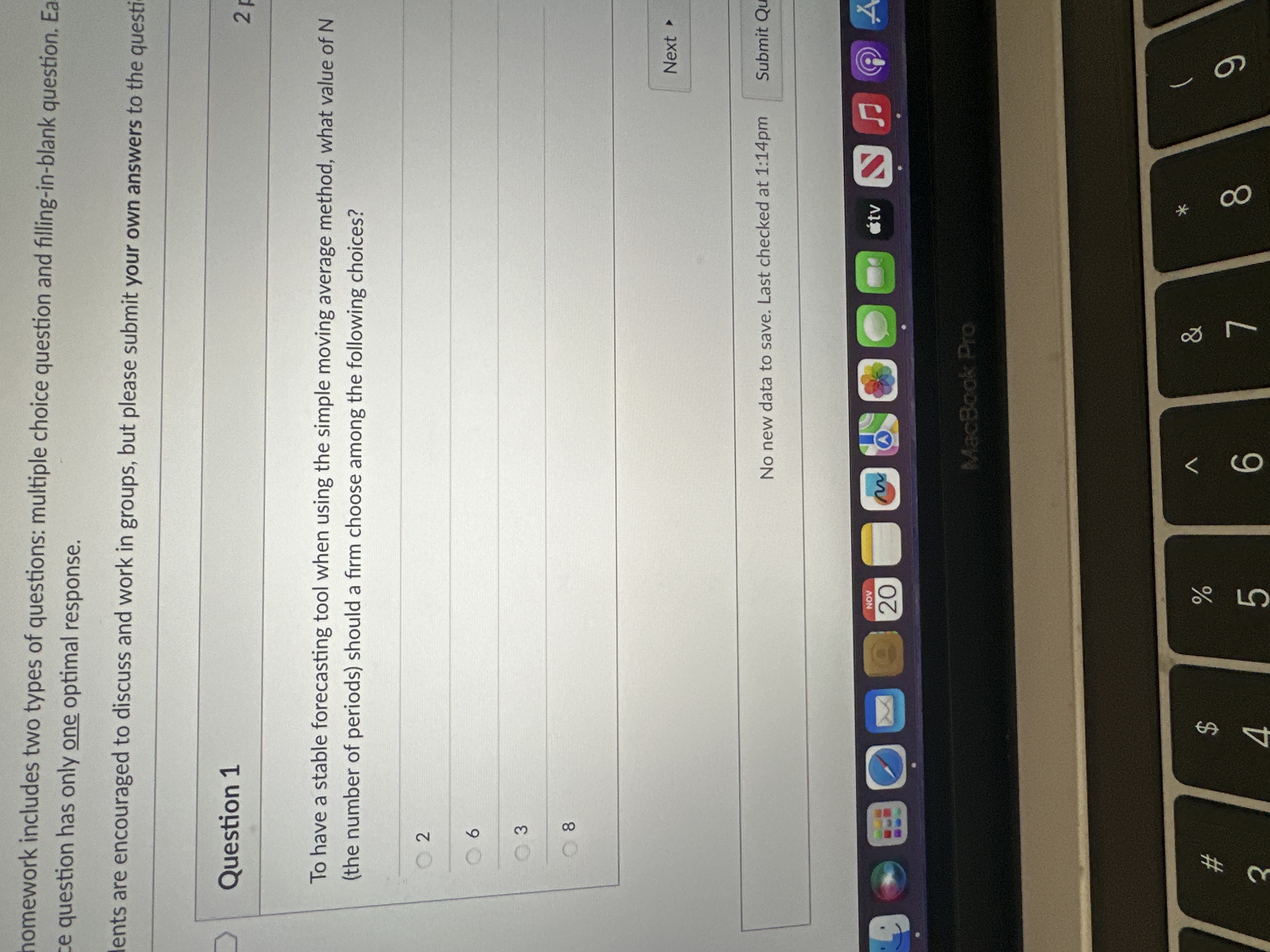  homework includes two types of questions: multiple choice question and filling-in-blank