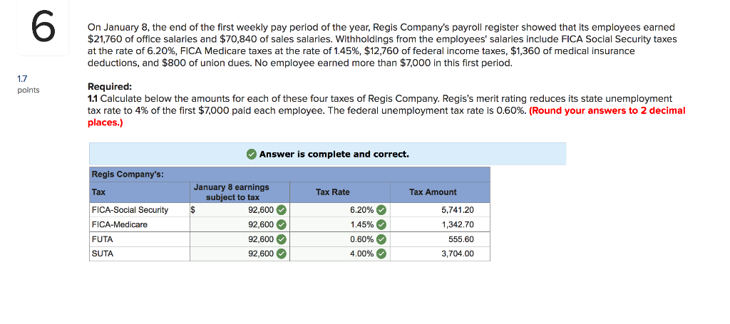 what is correct or incorrect for the work you have completed so