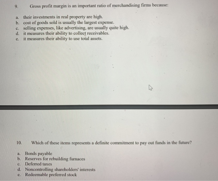 viewpoint of stockholders of companies having: a. a high debt ratio. b.