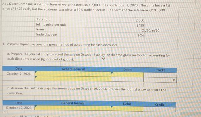  use excel formulas to get the answer! must use cells given!
