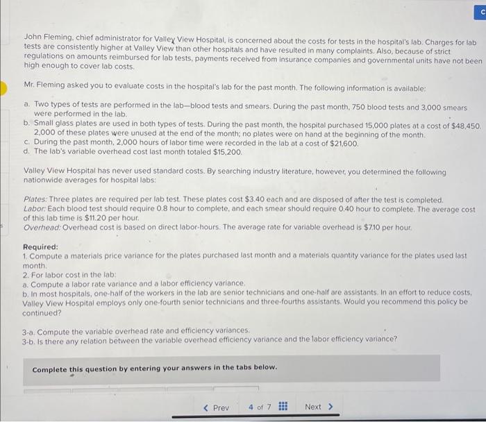  Plates: Three plates are required per lab test. These plates cost