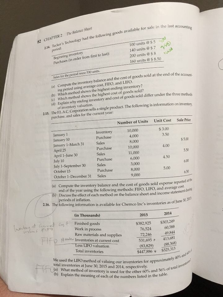 Question 2.14. Using the information provided in the problem on page 82,