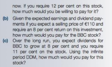 Belle Beauty Compary (BBC) eamed 10 a share last year and paid