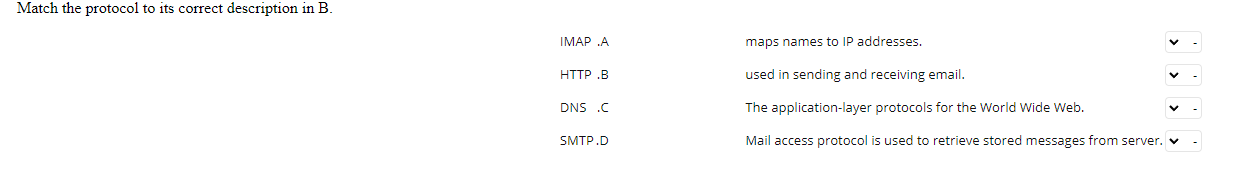  used in sending and receiving email. protocol? 