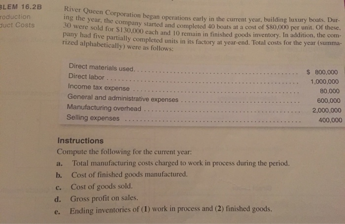 Problem Set B 16.1B Pisna, Inc., manufactures dowhats. T tions are as