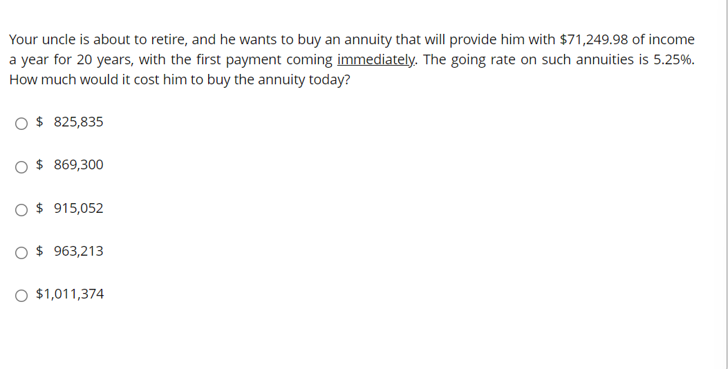 Please get back to me soon. Your uncle is about to retire,