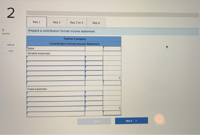 Exit Check 2 Todrick Company is a merchandiser that reported the following