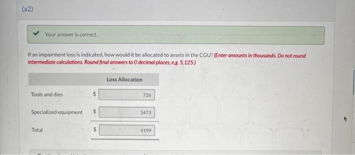 thousands Do not round intermediate colculations. Round final answers to 0 decimal
