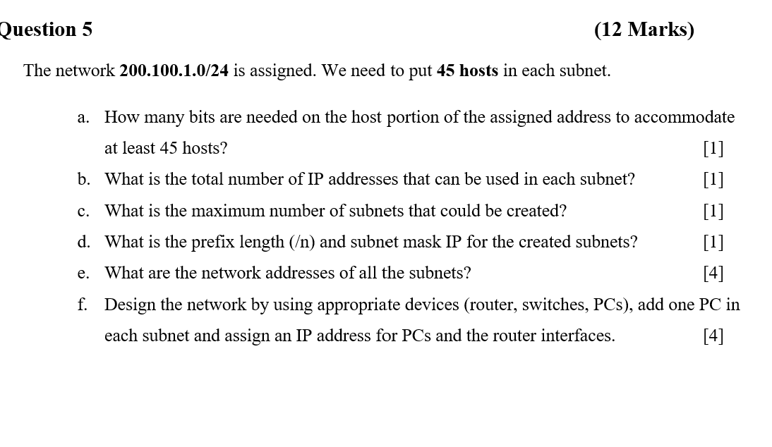 ecte 329 pls solve now Question 5 (12 Marks) The network