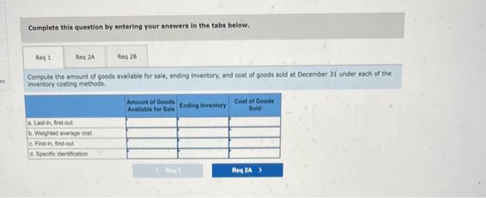 a Periodic Inventory System [LO 7-3] Gladstone Company tracks the number of