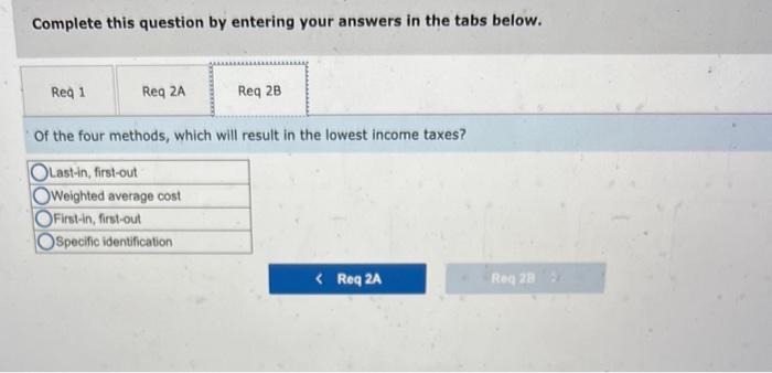 costing method at the end of each period, as if it uses