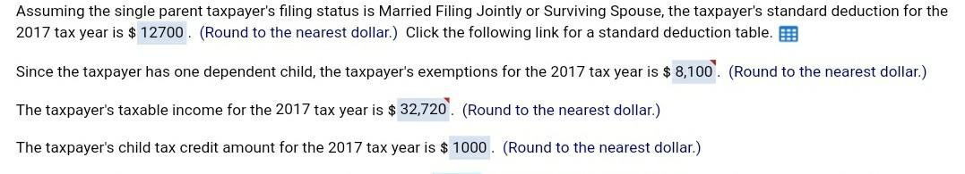 Filing Jointly or Surviving Spouse 2017 $6,350 $12,700 $9,350 $6,350 Head of