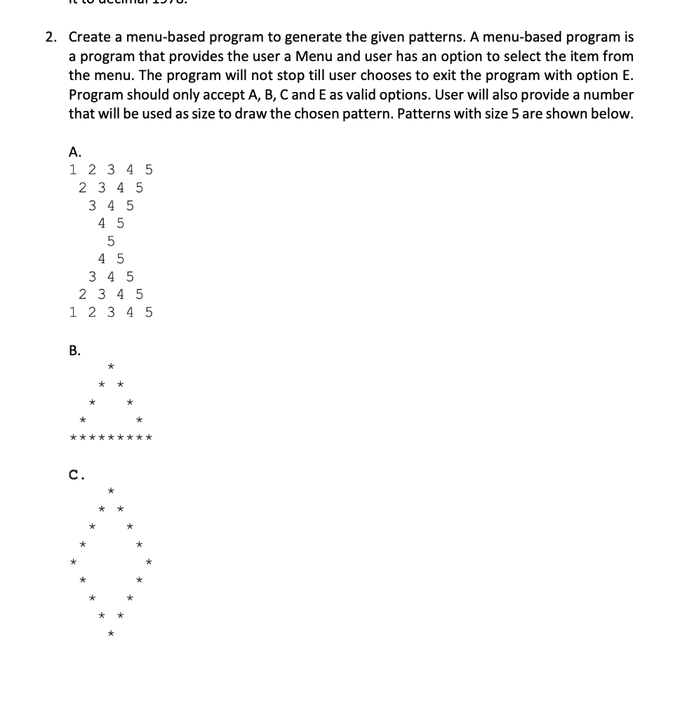 requirements given below carefully and complete your work. You should compress all