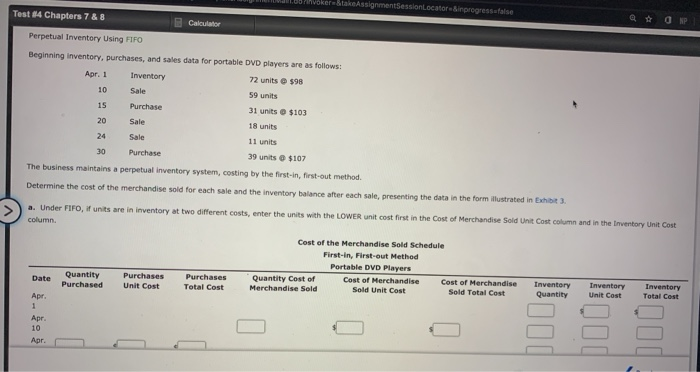  invokereta AssignmentSessionLocator Sprogresse false SP Test 4 Chapters 7 & 8