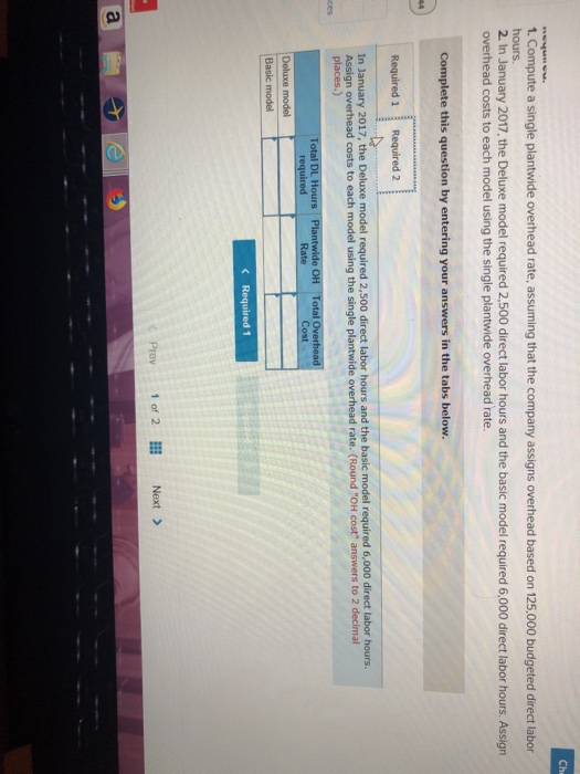 2017. The company manufactures two types of go-karts Deluxe and Basic. Expected