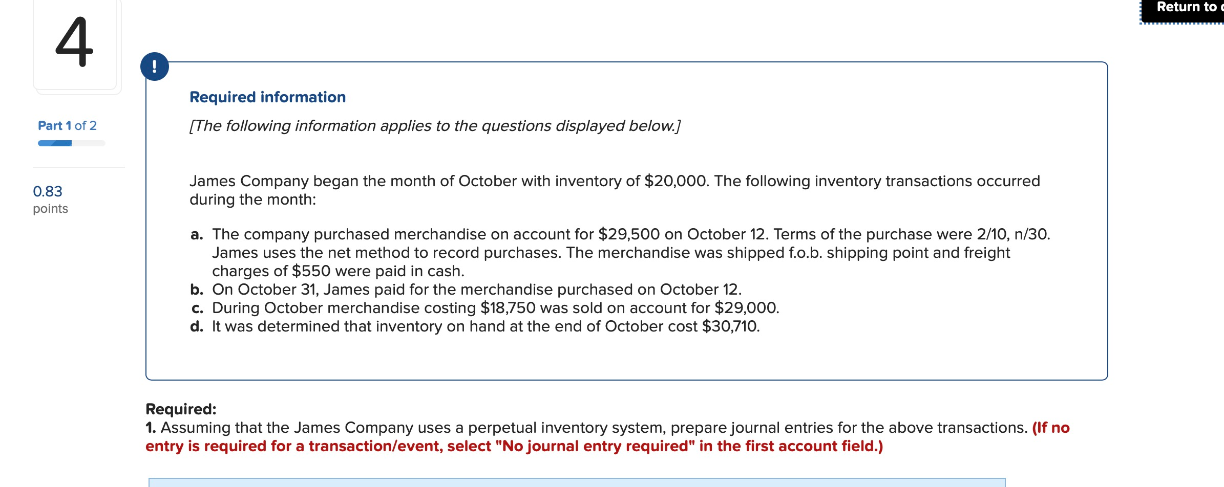 a periodic inventory system, prepare journal entries for the above transactions including