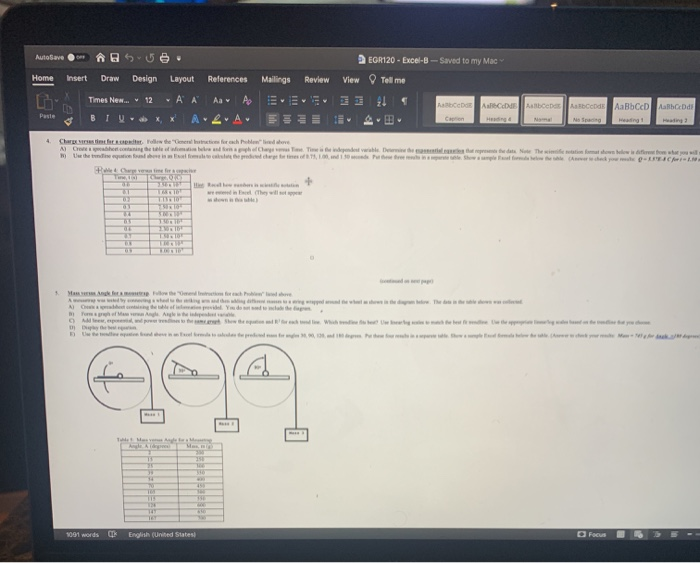 Use only one Fancel file to store all parts of the assignments