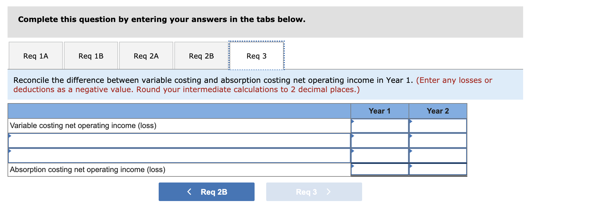 following information pertains to each of the company's first two years of