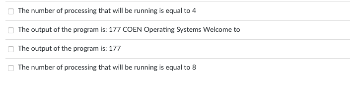 When compiling and running the following program, select which of the following